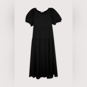 Oak+Fort Puff sleeve tiered dress